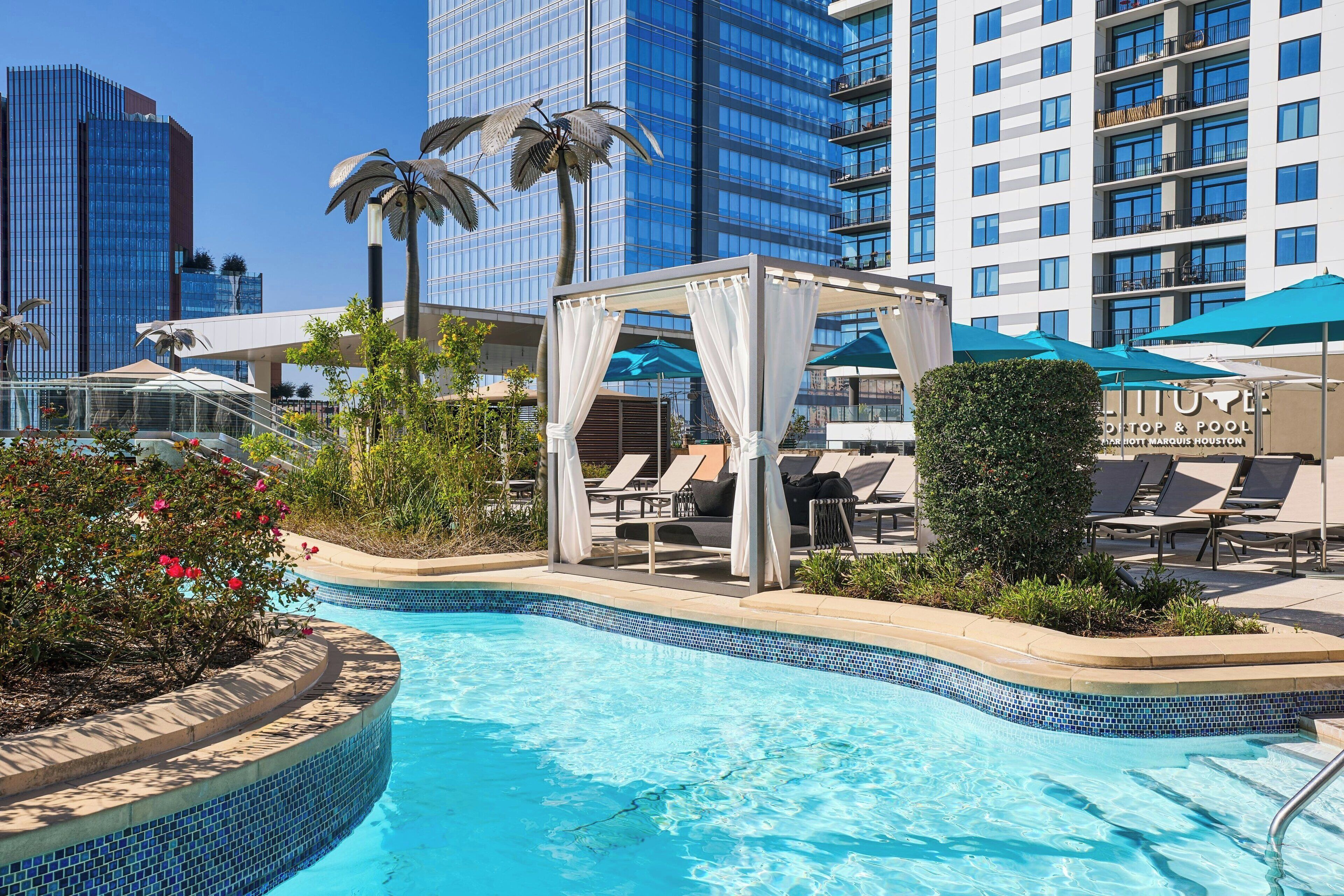 2 outdoor pools, open 6:00 AM to 10:00 PM, cabanas (surcharge)