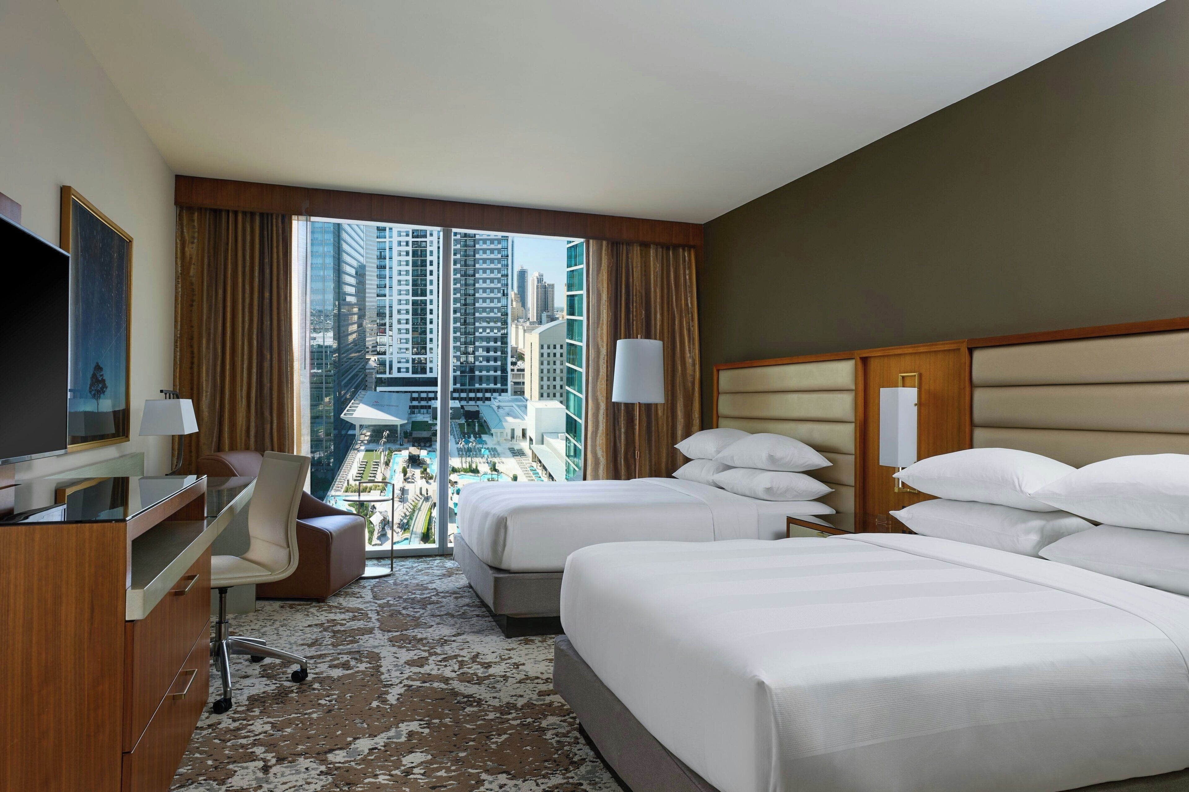 2 outdoor pools, open 6:00 AM to 10:00 PM, pool cabanas (surcharge)