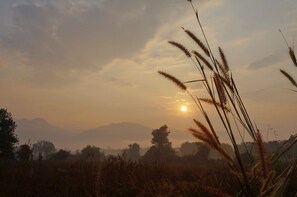 Uitzicht vanuit accommodatie
