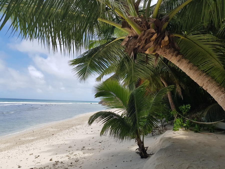 Plage privée, sable blanc