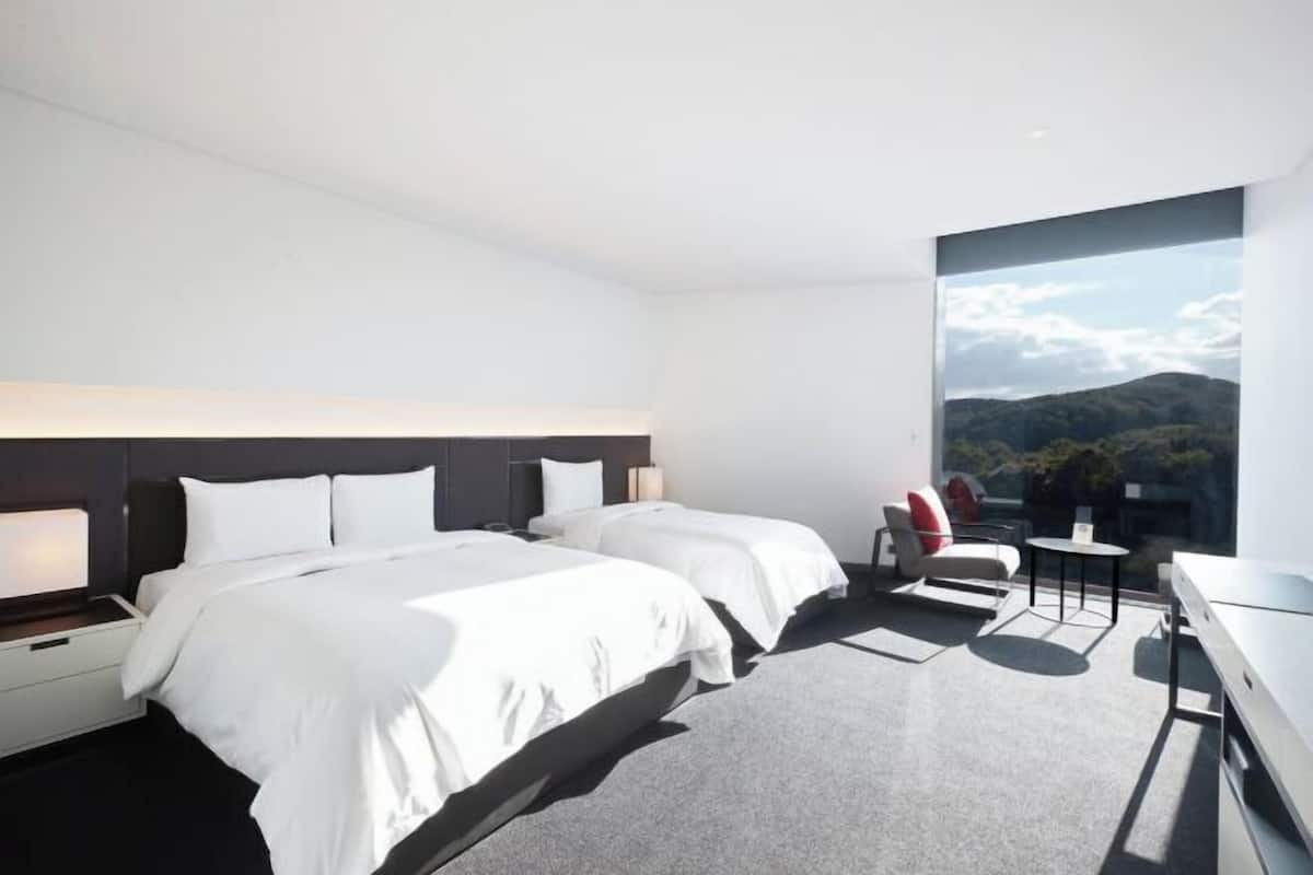 Premium bedding, desk, iron/ironing board, free WiFi