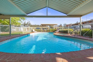 2 outdoor pools, pool umbrellas, sun loungers