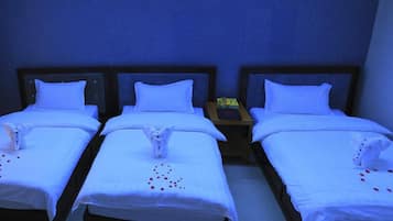 Minibar, in-room safe, desk, blackout curtains