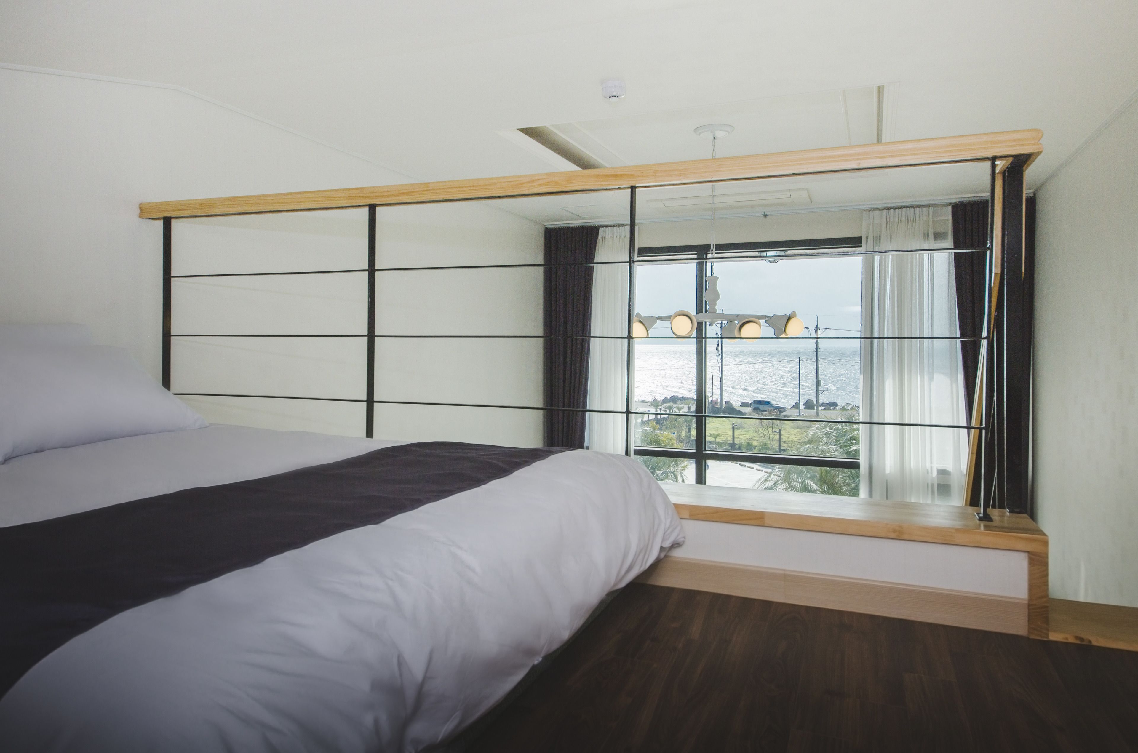 sky ocean | premium bedding, individually decorated, desk, blackout curtains