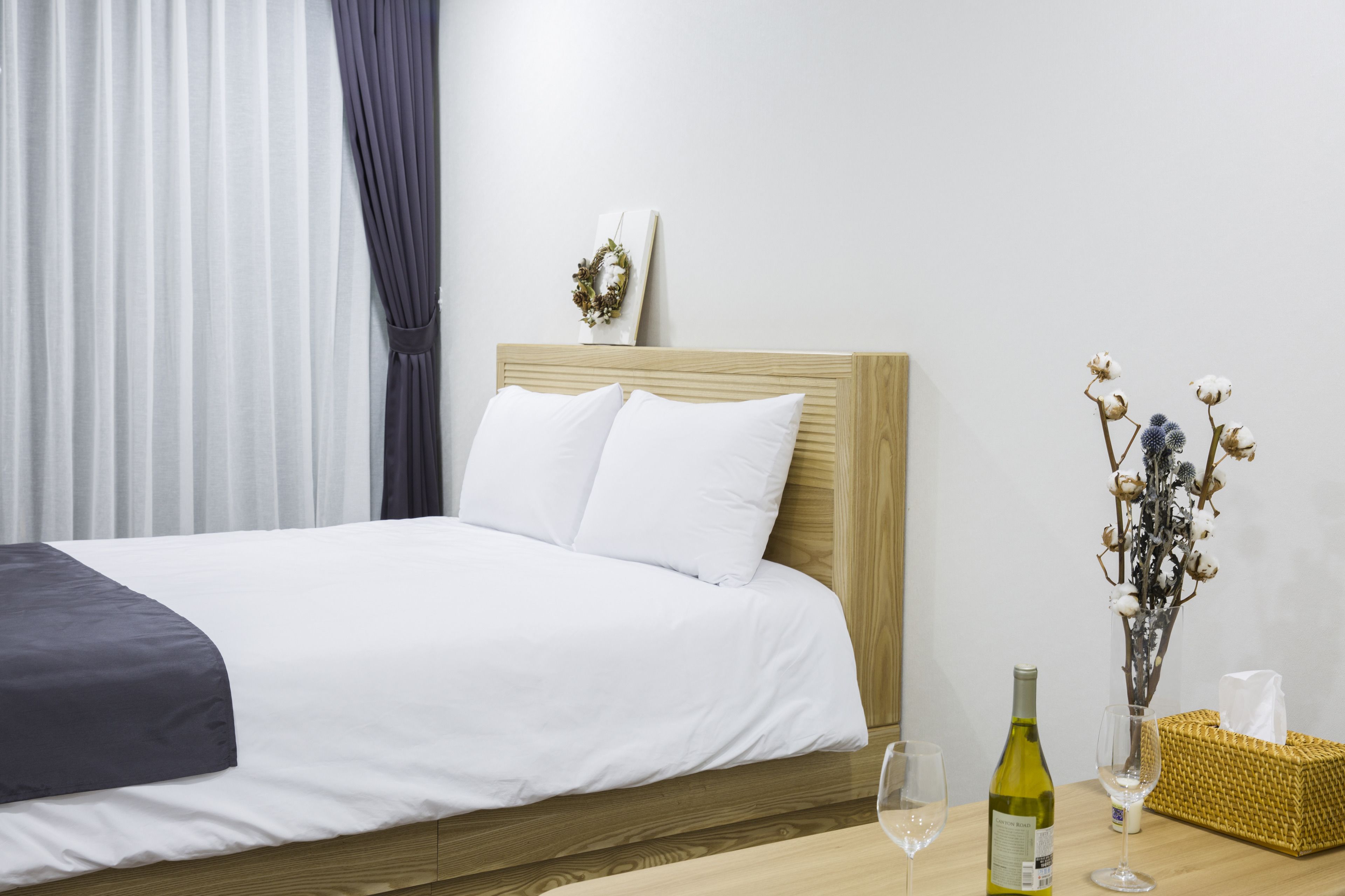 garden ocean | premium bedding, individually decorated, desk, blackout curtains