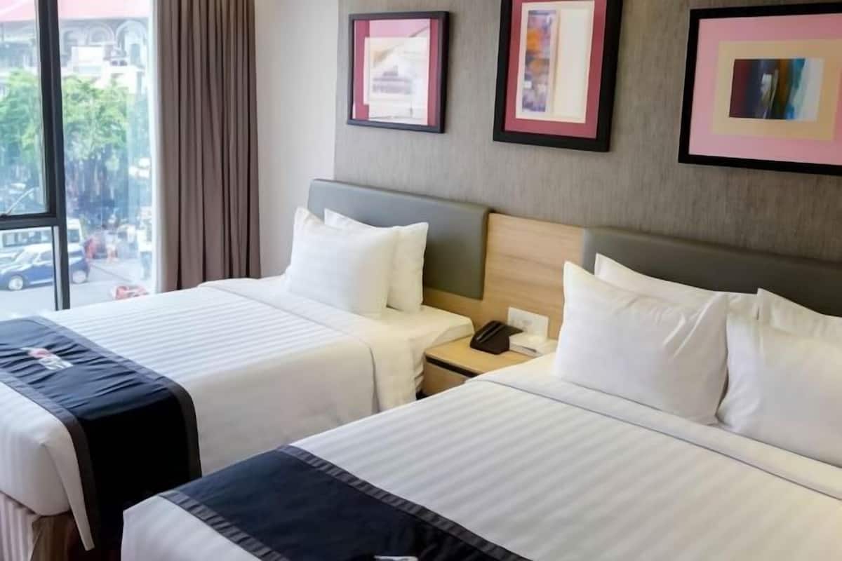 Minibar, in-room safe, desk, blackout curtains
