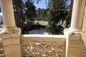 Blick von der Unterkunft