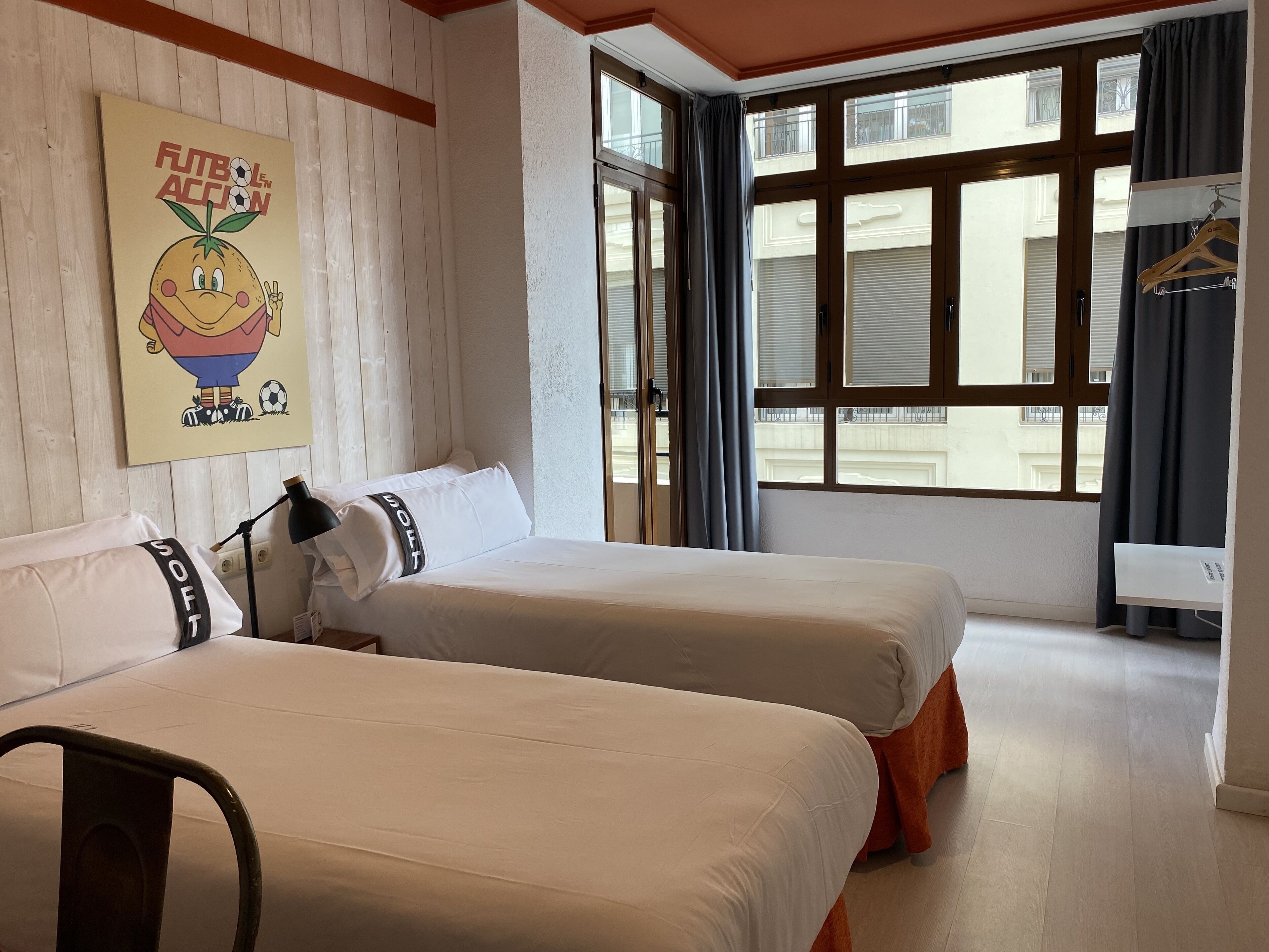 double room, 2 single beds, balcony, city view | premium bedding, individually decorated, blackout curtains