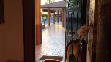 Interior entrance