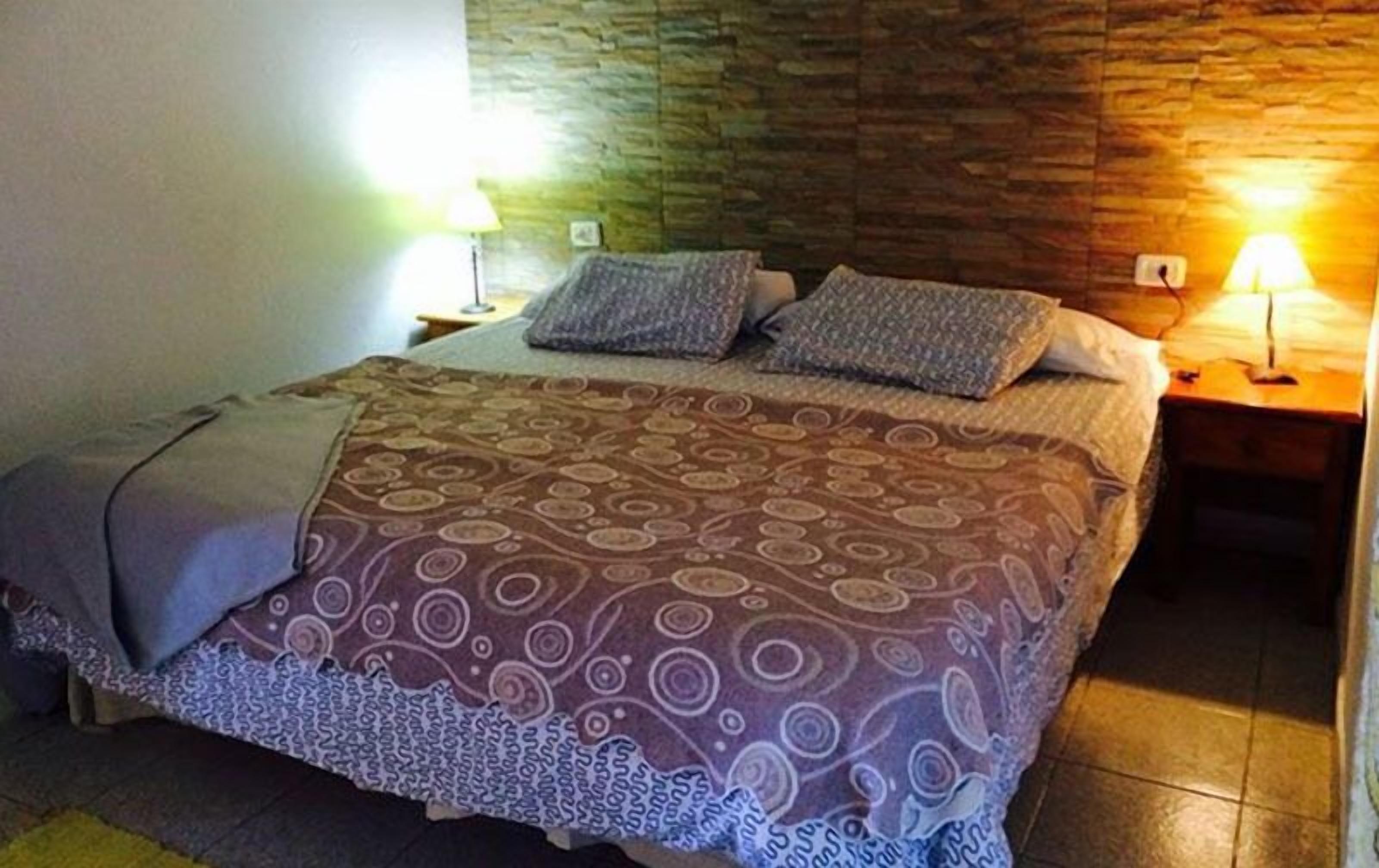 Blackout curtains, iron/ironing board