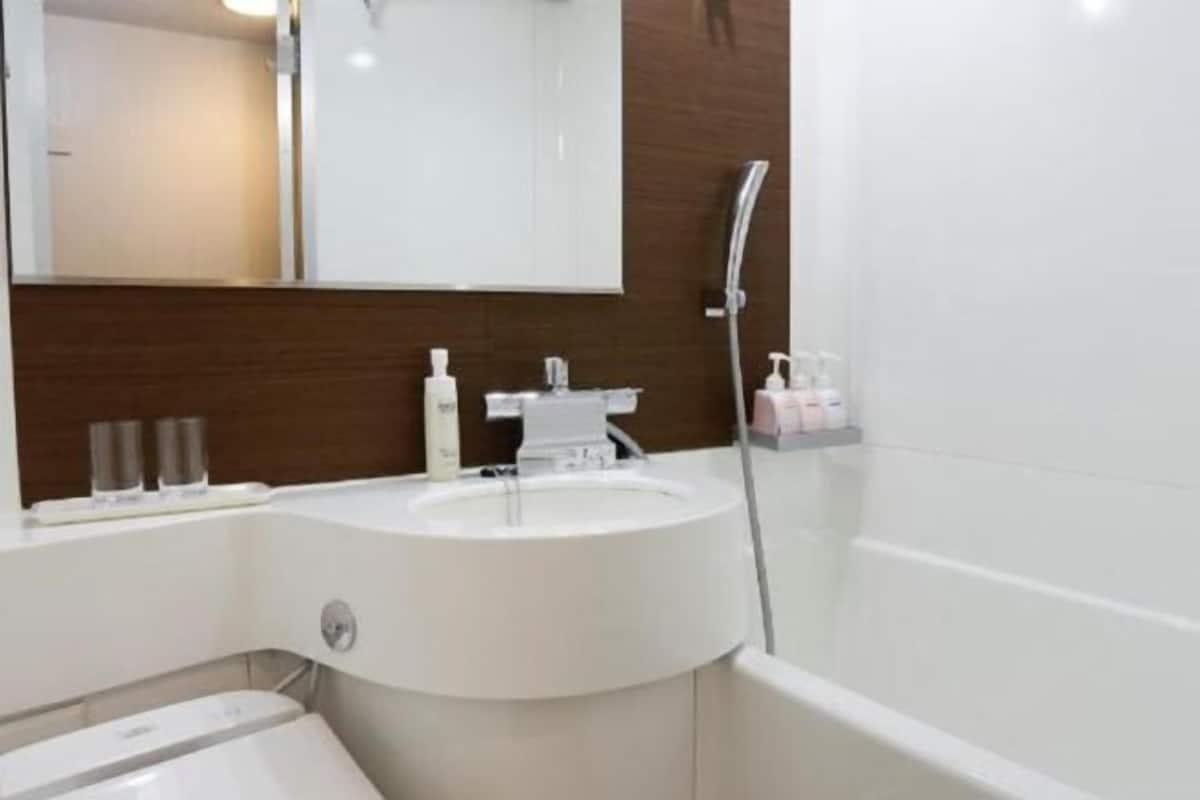 Duschwanne, Komfortbadewanne, kostenlose Toilettenartikel, Haartrockner