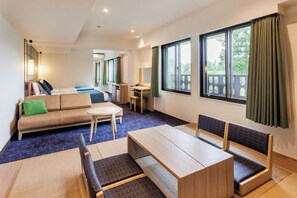 Renovated Japanese Western Style Room, Non-smoking | Memory-foam beds, in-room safe, free WiFi, bed sheets - Tazawako Lake Resort & Onsen (Senboku)