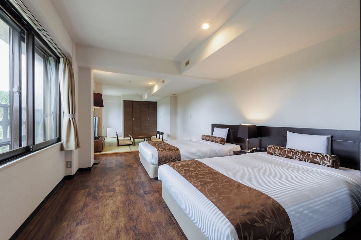 Japanese Western Room, Non Smoking | Memory-foam beds, in-room safe, free WiFi, bed sheets