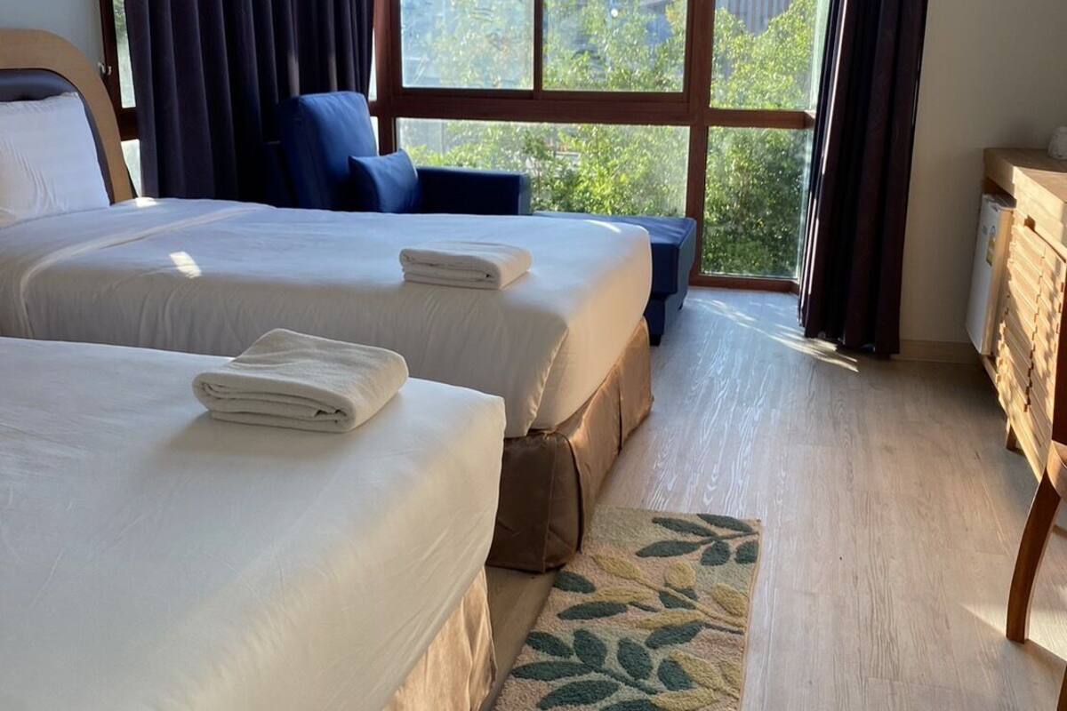 family villa, 2 bedrooms, private pool, hill view | premium bedding, minibar, in-room safe, individually decorated