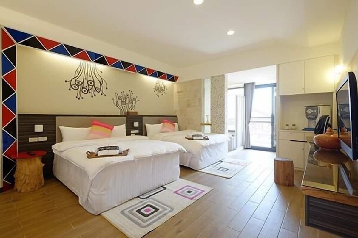 Standard Quadruple Room | 1 bedroom, blackout drapes, free WiFi, bed sheets