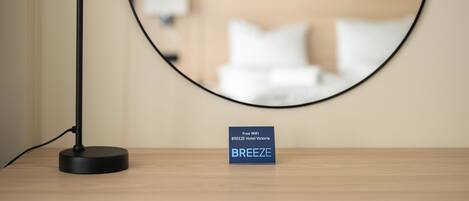 Desk, laptop workspace, cribs/infant beds, free WiFi