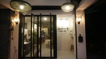 Front of property – evening/night