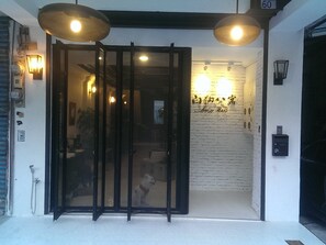 Front of property – evening/night