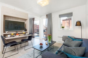 Lägenhet Standard - 2 sovrum | Ljudisolering, strykjärn/strykbräda, barnsängar och gratis wi-fi