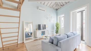 Loft, Stadtblick | Wohnzimmer