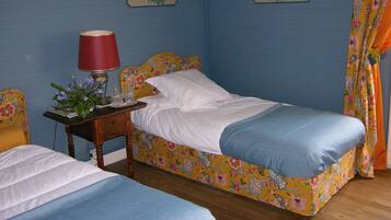 Chambre Double Panoramique, vue parc (Chambre Bleue) | Décoration personnalisée, lits pliants/supplémentaires, Wi-Fi gratuit