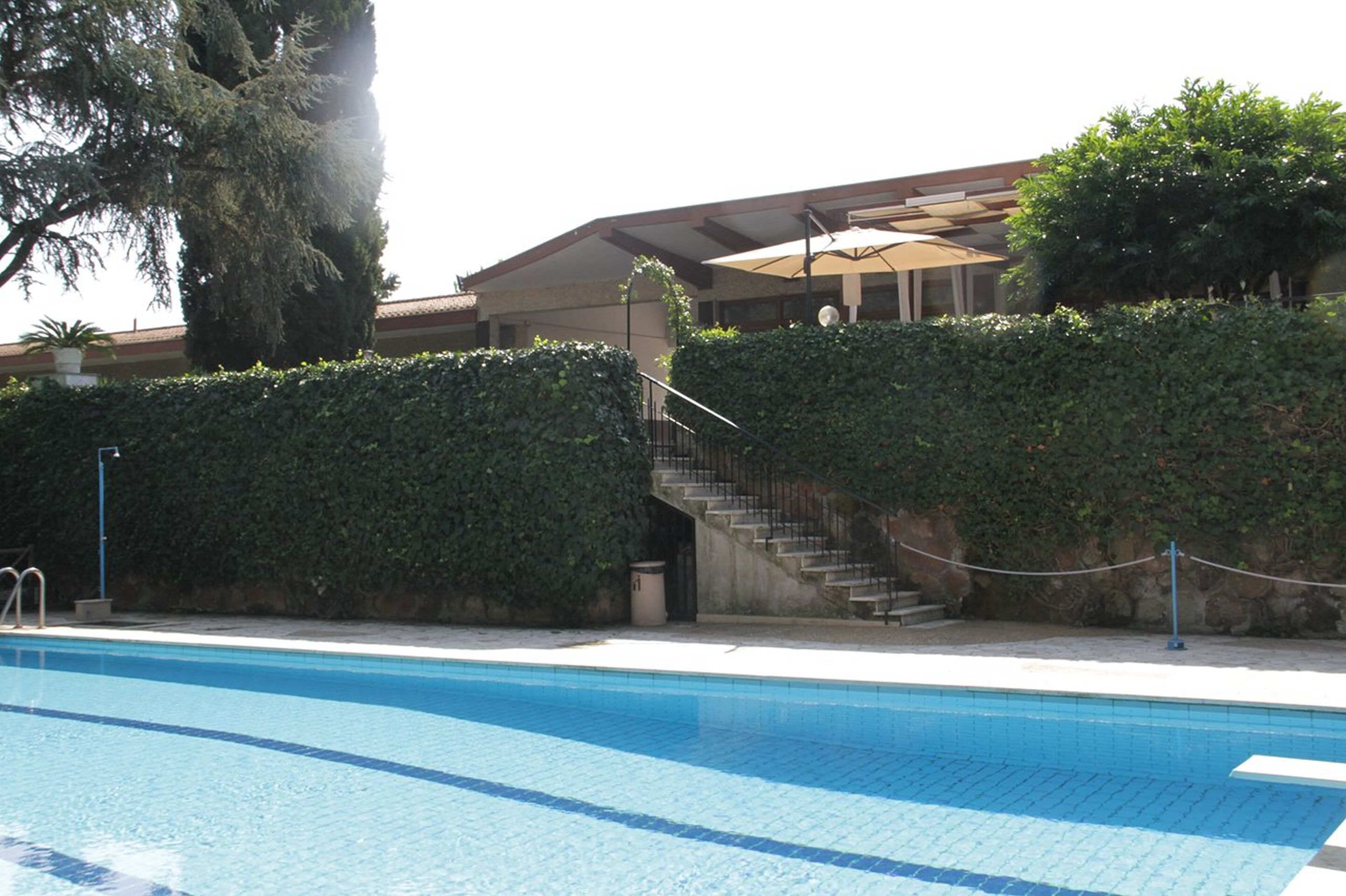 seasonal outdoor pool, open 10:30 am to 7:00 pm, pool loungers