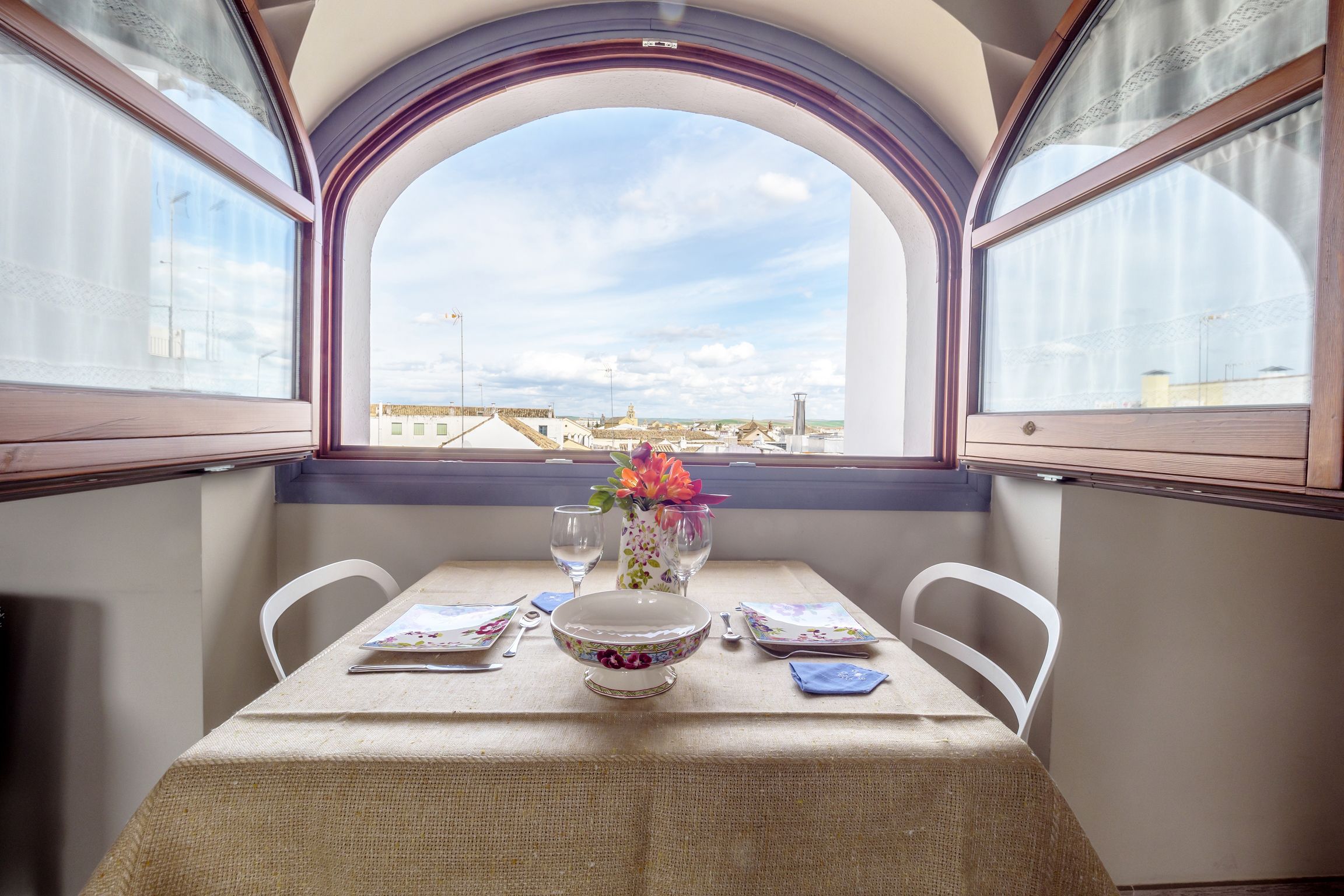 Premium-lejlighed - 1 soveværelse | Premium-sengetøj, dundyner, pengeskab på værelset, individuel indretning