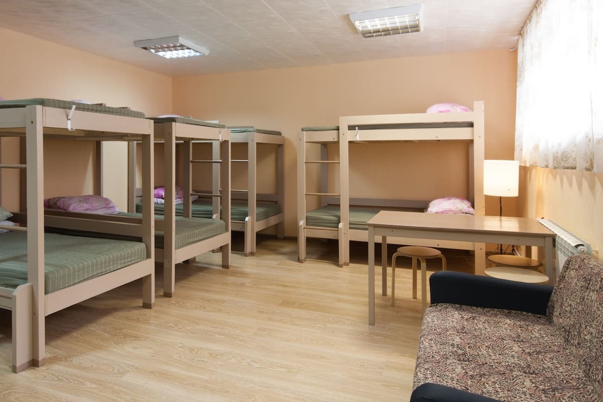 Bed in 12-bed Mixed Dormitory Room | In-room safe, desk, iron/ironing board, rollaway beds