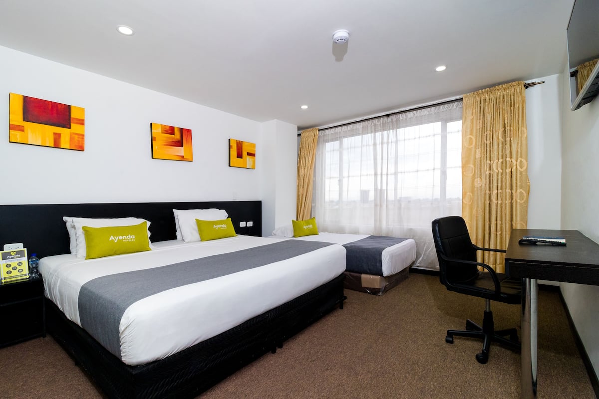 superior triple room | hypo-allergenic bedding, desk, laptop workspace, soundproofing