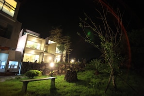 Front of property - evening/night
