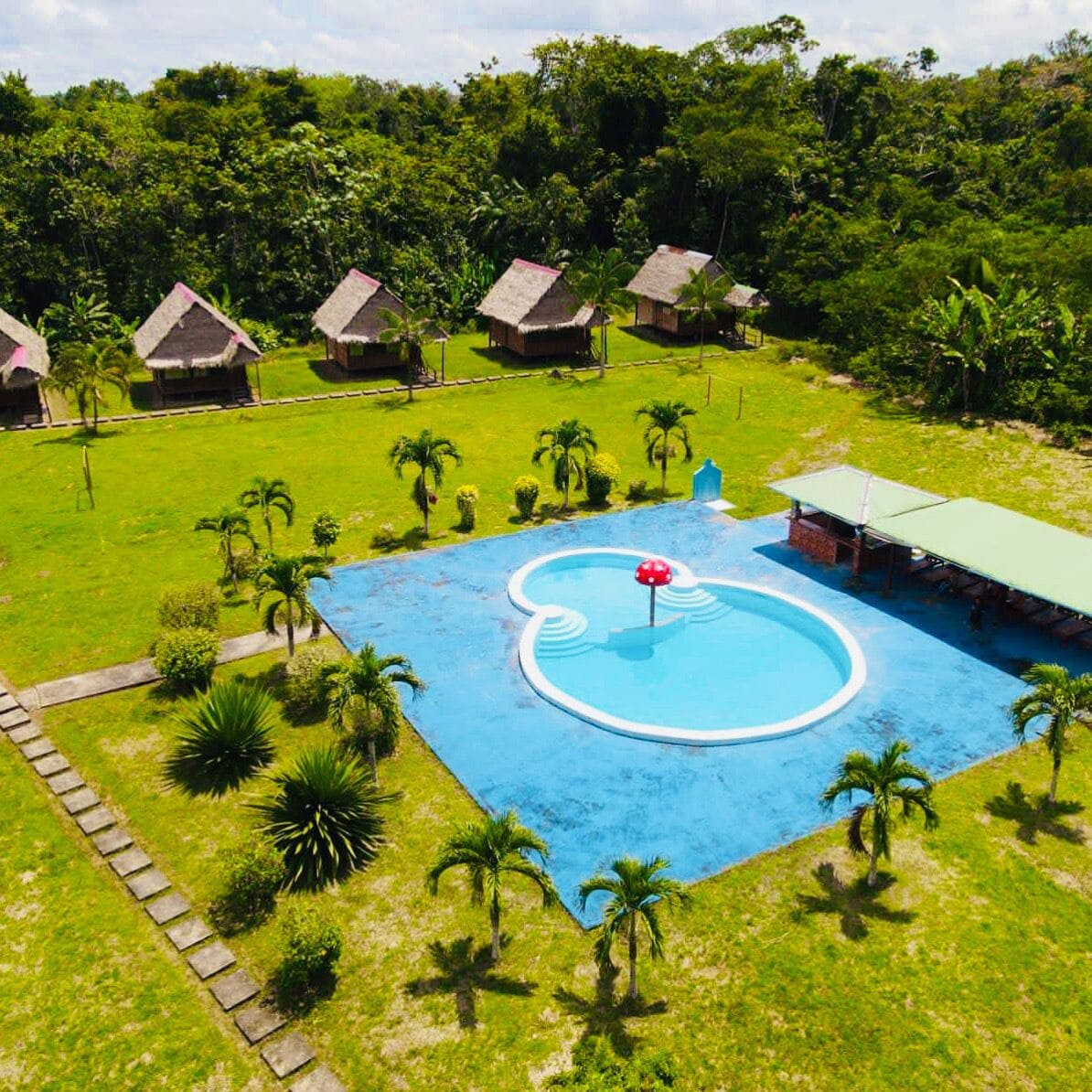 Alberca al aire libre 