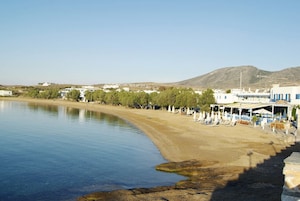 En la playa