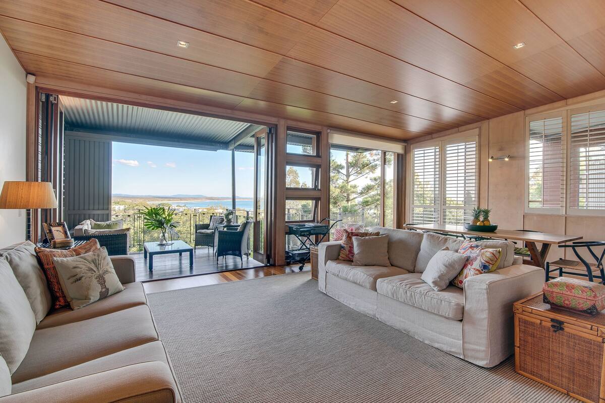 Villa Luxe, 2 chambres, vue océan | Salle de séjour