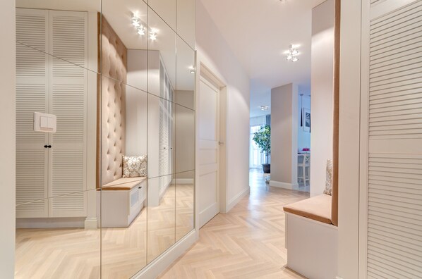 Executive Apartment, 2 Bedrooms, Balcony (6 adults) | Living area - Dom & House - Apartments Marina Residence (Gdansk)