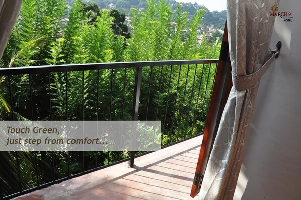 Vue depuis l’hébergement