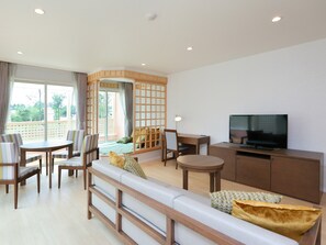 Premium bedding, desk, free WiFi, bed sheets - Koyaru-no-sato Doggys Island (Yachimata)