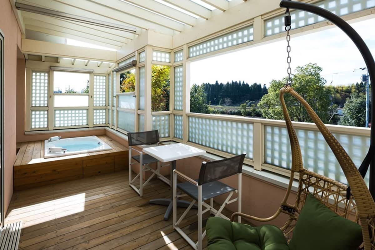 luxury room, non smoking (waterfall,with jacuzzi) | balcony view