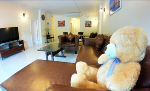 Family Double Room, 2 Bedrooms | Living room | Flat-screen TV - Khaoyai Fantasy Resort (Pak Chong)