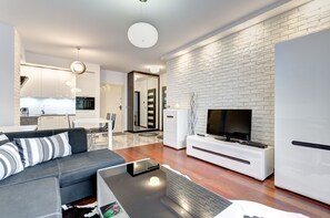 Departamento Confort, 1 habitación, balcón (4 adults) | 1 habitación, decoración personalizada y muebles diferentes 