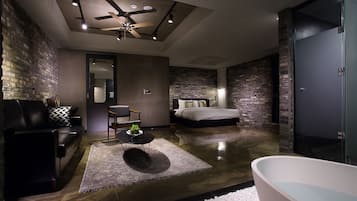Premium suite | 1 slaapkamer, een minibar, een kluis op de kamer