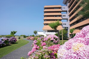 Majoituspaikan julkisivu