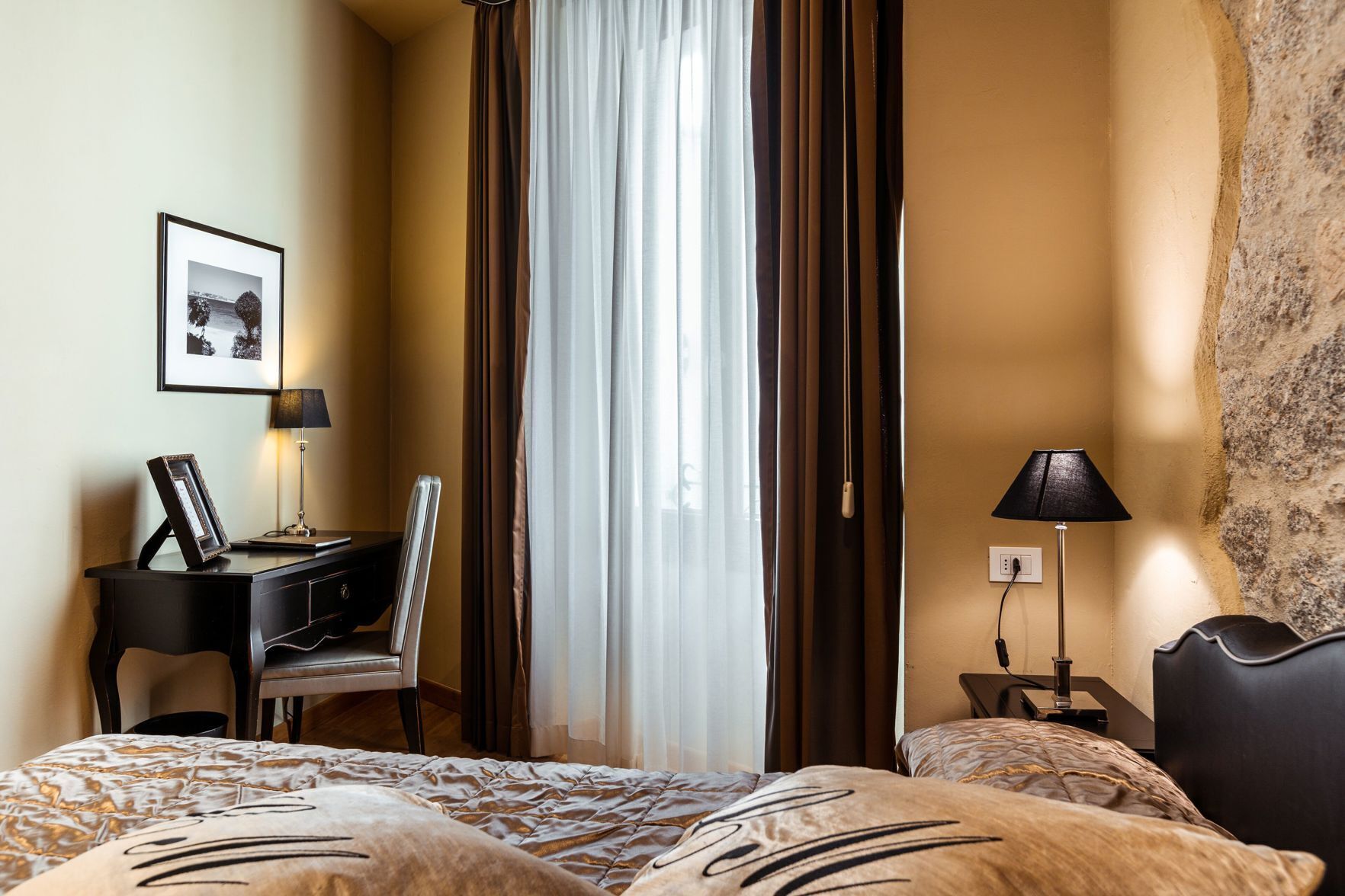 Pillowtop beds, minibar, in-room safe, individually decorated