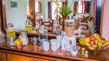 Free daily buffet breakfast