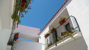 Blick vom Balkon