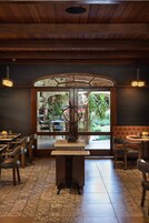 Breakfast, lunch and dinner served