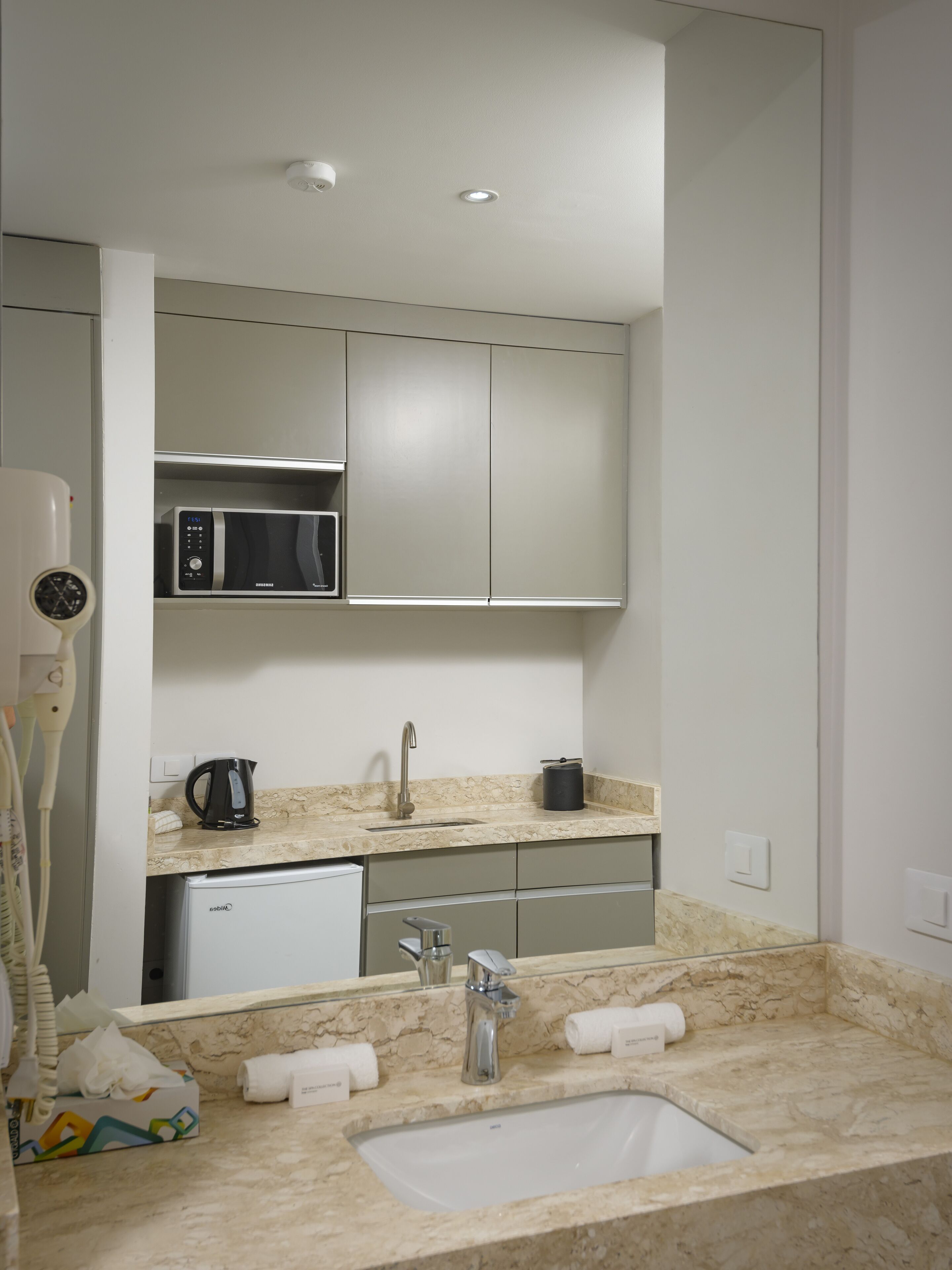 signature room | private kitchenette | fridge, microwave, coffee/tea maker, electric kettle