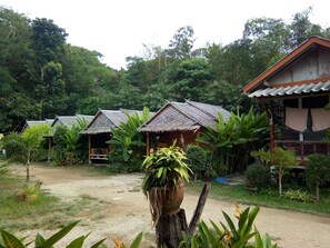 Design Double Room, 1 King Bed, Garden View, Courtyard Area | View from room - Klong Khong Garden (Ko Lanta)