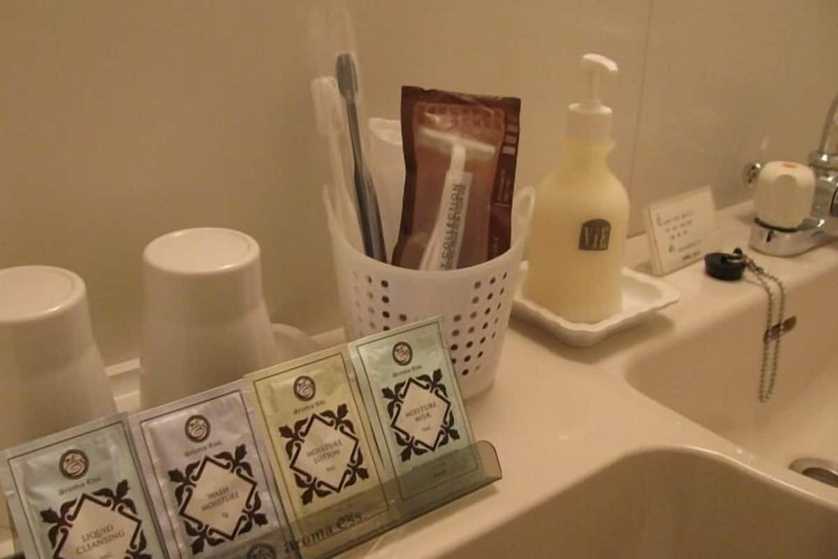standard japanese twin, ocean view | bathroom | deep-soaking bathtub, free toiletries, hair dryer, slippers