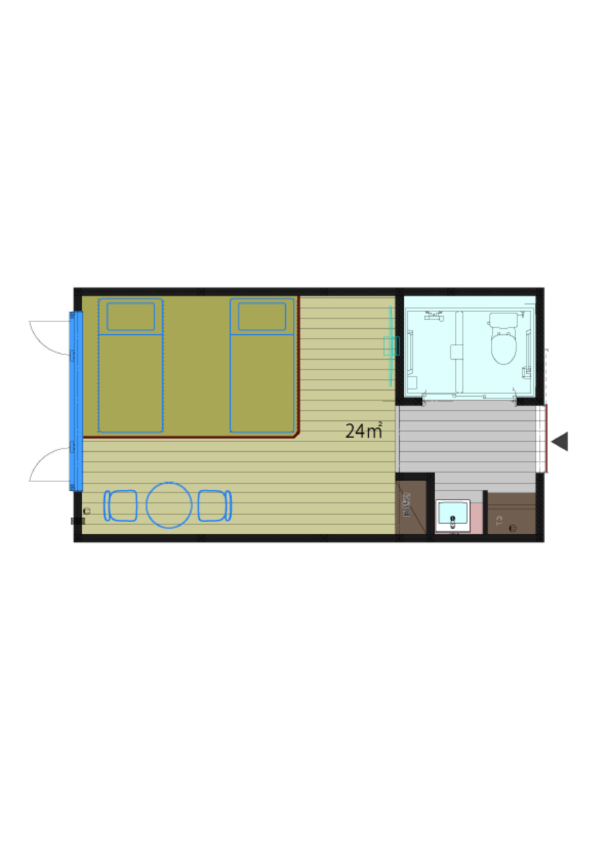 standard twin room(2 single beds), ocean view | 1 bedroom, desk, laptop workspace, free wifi