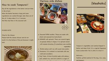 A guide on how to cook Tempura, a Japanese dish, with a list of ingredients and cooking instructions.